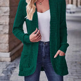 Neva™ - Cardigan en maille côtelée élégant avec manches longues