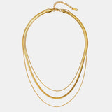 Gold Layered Chain Necklace