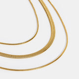 Gold Layered Chain Necklace
