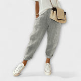 Sanne - Pantalon rayé confortable