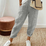 Klara™ - Pantalon Rayé