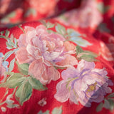 Ghislaine | Robe longue fleurie décolleté V