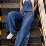 Solmira | Combinaison en denim décontractée avec bretelles