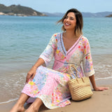 Lysiane™ — Robe florale fluide au charme estival
