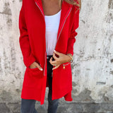 Olivia - Long Cardigan à Capuche
