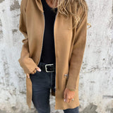 Olivia - Long Cardigan à Capuche