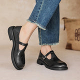 Velda™ - Élégantes Mary Janes en cuir