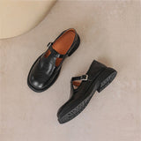 Velda™ - Élégantes Mary Janes en cuir