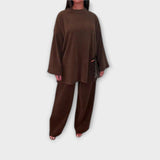 Ingrid - Ensemble en Grande Taille - Style Côtelé