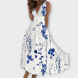 Romy - Robe Florale à Col V