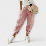 Sanne - Pantalon rayé confortable