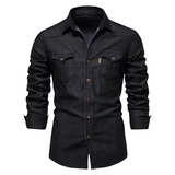 Avantea - Chemise Denim Élégante